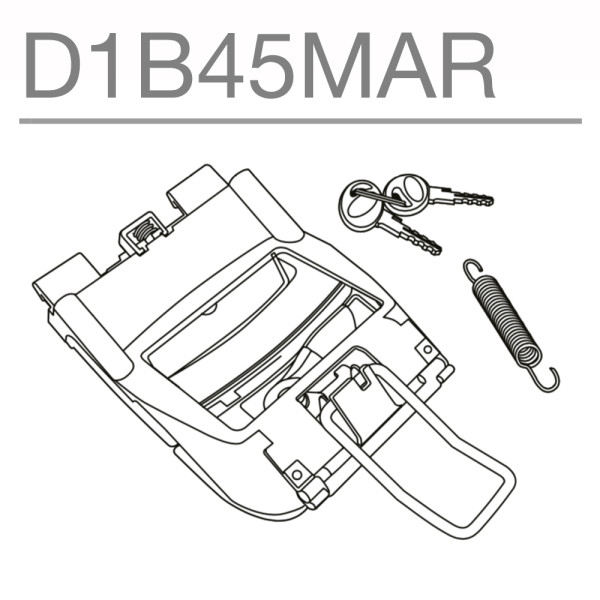 Shad Replacement Locking Mechanism - SH40/SH45